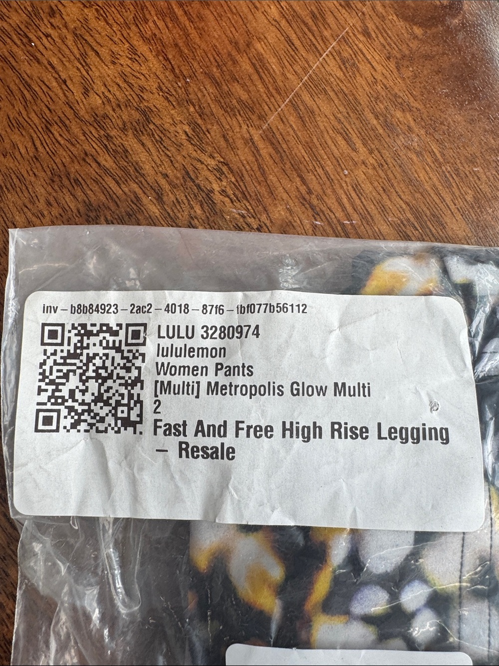 Lululemon Fast and Free High Rise Legging - Metropolis Glow Multi
